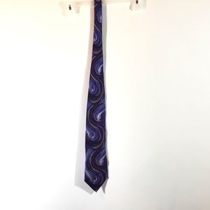 J Garcia Purple Swirls Tie